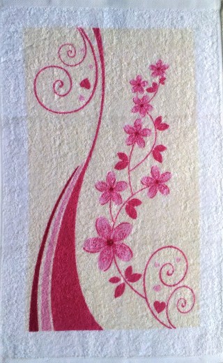 Εμπριμέ πετσέτα κωδικός 312