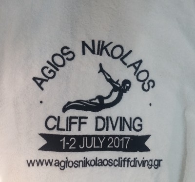 Διαφημιστικό Μπουρνούζι cliff diving